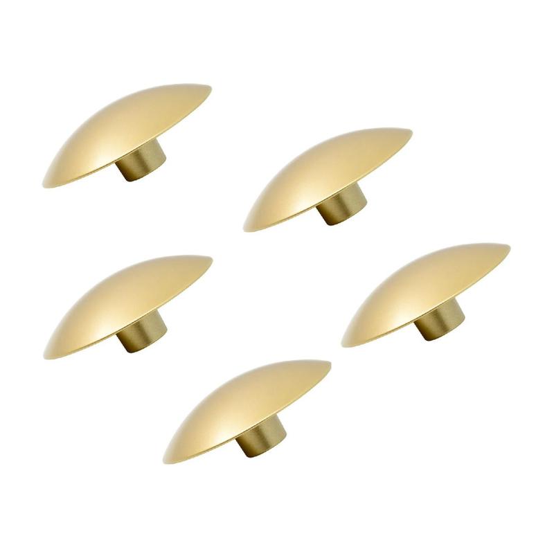 Kit 5 puxador orion 33x20mm zen dourado (fosco) zp1883.955